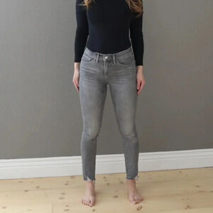 Express grey skinny jeans